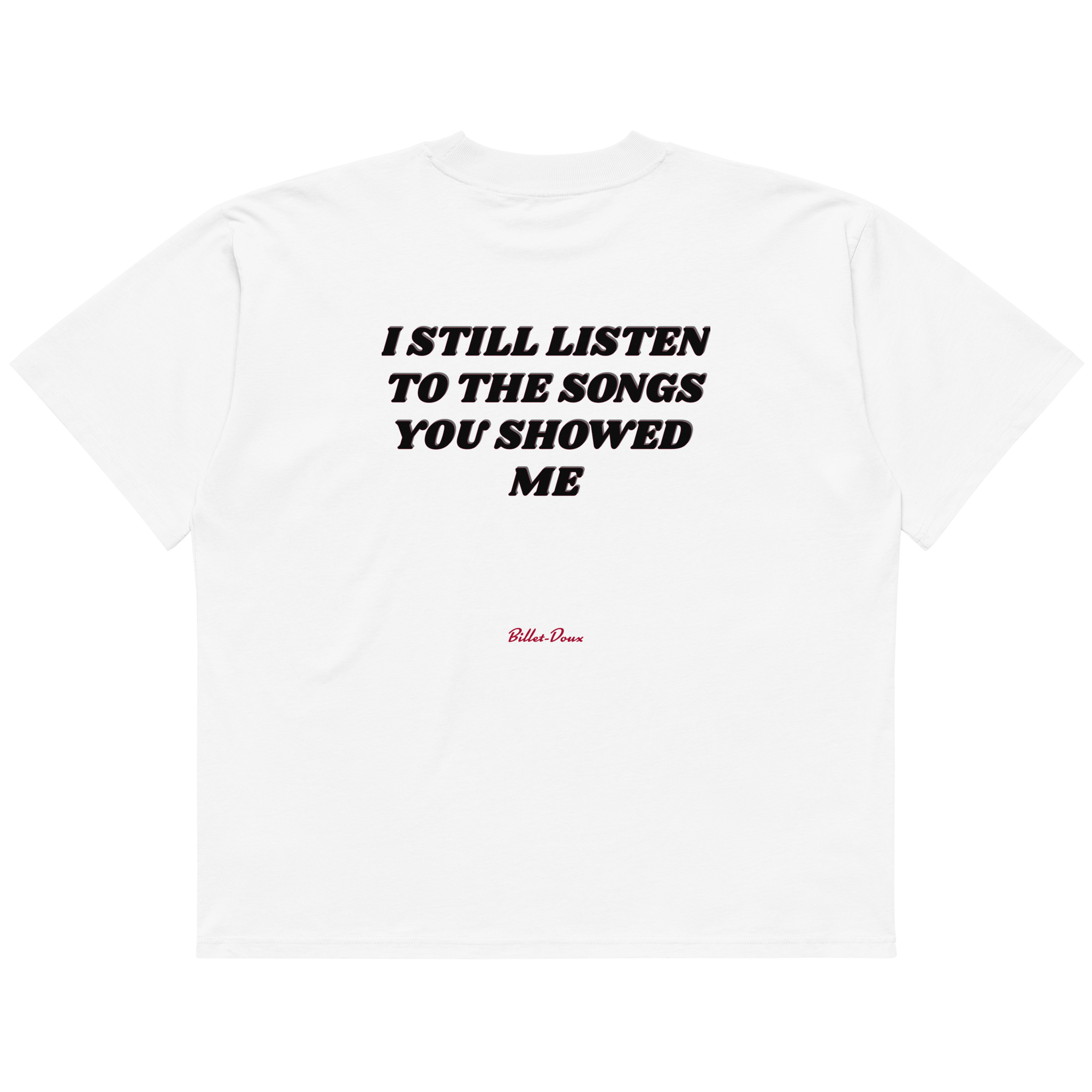 I still listen to the songs you showed me.